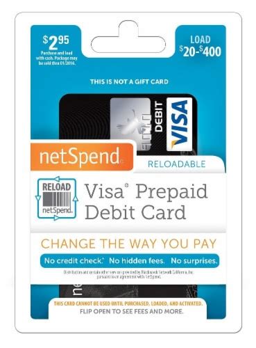 netspend visa prepaid card